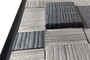 Casa Padrino Luxus Wanddekoration Braun / Schwarz 40 x 4 x H. 40 cm - Handgeflochtenes Wandrelief Lena aus Wasserhyazinthe mit Eichenfurnier Rahmen - Luxus Deko Accessoires