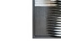 Casa Padrino Luxus Wanddekoration Braun / Wei� 60 x 4 x H. 120 cm - Gro�es handgeflochtenes Wandrelief Elin aus Wasserhyazinthe mit Sungkai Furnier Rahmen - Luxus Deko Accessoires
