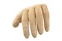 Casa Padrino Luxus Wanddekoration Naturfarben 204 x 78 x H. 105 cm - Gro�e Wanddeko H�nde aus geflochtenem Rattan - Luxus Deko Accessoires