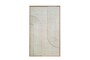 Casa Padrino Luxus Wanddekoration Naturfarben 75 x 4 x H. 122 cm - Wandrelief Elias aus Palmengeflecht mit Rahmen aus Eichenfurnier - Luxus Deko Accessoires