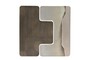 Casa Padrino Luxus Wanddekoration Silber 107,5 x 2,5 x H. 106,5 cm - Zweiteiliges Wandrelief Anchor aus Stahl mit ge�tztem Antik-Nickel und Silber Finish - Luxus Deko Accessoires