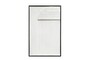 Casa Padrino Luxus Wanddekoration Wei� 60 x 4 x H. 95 cm - Wandrelief Oliver aus Bananenrinde mit Holzrahmen - Luxus Deko Accessoires