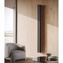 Casa Padrino Luxus Aluminium Wandheizung Schwarz H. 200 cm - Made in Italy
