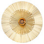Casa Padrino Luxus Wandleuchte  36 cm - Runde Messing Wandlampe - Hotel & Restaurant Wandleuchte - Luxus Kollektion