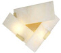 Casa Padrino Luxus Wandleuchte Alabaster / Antik Messingfarben 40 x 15,5 x H. 31 cm - Wandlampe mit Alabaster Lampenschirm - Luxus Qualit�t