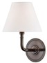 Casa Padrino Luxus Wandleuchte Bronze / Wei� 20,3 x 24,1 x H. 28,6 cm - Hotel & Restaurant Wandlampe