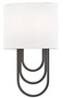 Casa Padrino Luxus Wandleuchte Antik Bronze / Wei� 20,3 x 9,5 x H. 34,3 cm - Designer Wandlampe mit Lampenschirm