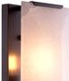 Casa Padrino Luxus Wandleuchte Bronze / Alabaster 16 x 13 x H. 51,5 cm - Wandlampe mit Alabaster Lampenschirmen - Luxus Leuchten - Luxus Qualit�t
