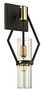 Casa Padrino Luxus Wandleuchte Bronze / Messing 17,8 x 11,4 x H. 40,6 cm - Designer Wohnzimmer Wandlampe