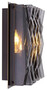 Casa Padrino Luxus Wandleuchte Bronzefarben / Grau 24 x 9 x H. 24 cm - Elegante Metall Wandlampe mit Glas Lampenschirm - Luxus Leuchten