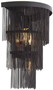 Casa Padrino Luxus Wandleuchte Bronze 33 x 16 x H. 32,5 cm - Halbrunde Edelstahl Wandlampe - Luxus Wohnzimmer Wandleuchten - Luxus Qualit�t