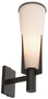 Casa Padrino Luxus Wandleuchte Bronzefarben / Wei� 13 x 19 x H. 40,5 cm - Elegante Metall Wandlampe mit Glas Lampenschirm - Luxus Leuchten