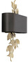 Casa Padrino Designer Wandleuchte Gold / Bronzefarben 36 x 13,5 x H. 61 cm - Hotel & Restaurant Wandlampe - Luxus Qualit�t
