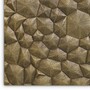 Casa Padrino Luxus Wandrelief Vintage Messing 120 cm - Quadratisches Wandbild mit 3D Effekt - Luxus Wanddeko