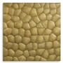 Casa Padrino Luxus Wandrelief Vintage Messing 120 cm - Quadratisches Wandbild mit 3D Effekt - Luxus Wanddeko - Hotel & B�ro Deko