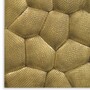 Casa Padrino Luxus Wandrelief Vintage Messing 120 cm - Quadratisches Wandbild mit 3D Effekt - Luxus Wanddeko - Hotel & B�ro Deko