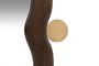 Casa Padrino Luxus Wandspiegel Braun / Gold 48 x 3 x H. 60 cm - Wandspiegel Touma S mit Rahmen aus Mindi-Holz und Messing - Luxus Deko Accessoires