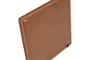 Casa Padrino Luxus Wandspiegel Braun 56,5 x 4 x H. 56,5 cm - Quadratischer Wandspiegel Kiko mit Rahmen aus Mindi-Holz im Amber Finish - Luxus Deko Accessoires