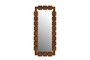 Casa Padrino Luxus Wandspiegel Braun 80 x 4 x H. 180 cm - Gro�er Wandspiegel in ganzer K�rperh�he mit schlankem Rahmen aus Mahagoniholz - Luxus Deko Accessoires