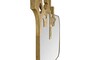 Casa Padrino Luxus Wandspiegel Bronzefarben 81 x 2,5 x H. 54 cm - Spiegel Savage mit Aluminiumrahmen in Bronzeoptik - Luxus Deko Accessoires