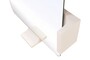 Casa Padrino Luxus Wandspiegel Cremewei� 105 x 15 x H. 105 cm - Quadratischer Wandspiegel Genkan mit tiefem Keramikrahmen - Luxus Deko Accessoires