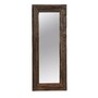Casa Padrino Luxus Wandspiegel Dunkelbraun 120 x 4 x H. 50 cm - Altholz Spiegel