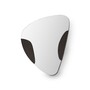 Casa Padrino Luxus Wandspiegel Dunkelgrau / Grau 100 x 130 x H. 4.2 cm - Wandspiegel mit Ulmenfurnier - Moderne Wohnzimmer M�bel - Luxus Qualit�t 