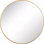 Casa Padrino Luxus Wandspiegel Gold  40 cm - Runder Spiegel 
