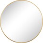 Casa Padrino Luxus Wandspiegel Gold  80 cm - Runder Spiegel 