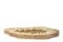 Casa Padrino Luxus Wandspiegel Gold 50 x 5 x H. 80 cm - Wandspiegel mit Rahmen aus Naturquarz und goldfarbenem Spiegelglas - Luxus Deko Accessoires