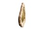 Casa Padrino Luxus Wandspiegel Gold 72 x 5 x H. 85 cm - Wandspiegel mit Rahmen aus nat�rlichem Quarz und goldfarben get�ntem Spiegelglas - Luxus Deko Accessoires