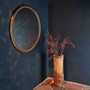 Casa Padrino Luxus Wandspiegel Gold  107 cm - Runder Wohnzimmer Spiegel mit Metallrahmen - Schlafzimmer Spiegel - Badezimmer Spiegel - Garderoben Spiegel - Luxus Kollektion