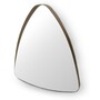 Casa Padrino Luxus Wandspiegel Messing / Grau 65 x 65 x H. 8 cm - Wandspiegel mit Spiegelglas - Moderne Wohnzimmer M�bel - Luxus Qualit�t 