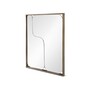 Casa Padrino Luxus Wandspiegel Schwarz / Bronze 100 x 120 x H. 5 cm - Wandspiegel mit Edelstahl - Moderne Wohnzimmer M�bel - Luxus Qualit�t 