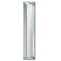 Casa Padrino Luxus Wandspiegel Silber 15 x 5 x H. 130 cm - Schmale Spiegelleiste mit Facettenschliff 