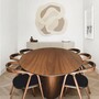 Casa Padrino Luxus Wandteppich Beige / Taupe 150 cm - Wanddeko Accessoires