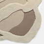 Casa Padrino Luxus Wandteppich Beige / Taupe 150 cm - Wanddeko Accessoires
