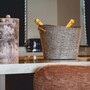Casa Padrino Luxus Champagnerk�hler Beige / Messing 37 cm - Luxus Weink�hler - Gastronomie Accessoires - Hotel Accessoires - Luxus Accessoires