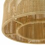 Casa Padrino Luxus Rattan Kronleuchter Naturfarben  80 cm - Luxus Leuchten