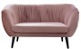 Casa Padrino Luxus Sofa mit dekorativen Falten 144 x 79 x H. 81 cm - Verschiedene Farben - Hotel M�bel