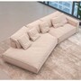 Casa Padrino Luxus Wohnzimmer & Hotel Sofa Rechte Seite Beige 320 cm - Luxus M�bel