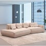 Casa Padrino Luxus Wohnzimmer & Hotel Sofa Rechte Seite Beige 320 cm - Luxus M�bel