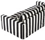 Casa Padrino Sofa Schwarz / Wei� - Modernes Wohnzimmer Sofa mit Streifen - Moderne Wohnzimmer M�bel