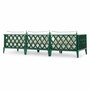 Casa Padrino Luxus Garten Sofa Gr�n / Wei� 275,5 cm - Outdoor Garten M�bel