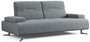 Casa Padrino Luxus Sofa mit verstellbaren R�ckenlehnen Grau - Verschiedene Gr��en - Modernes Wohnzimmer Sofa - Luxus M�bel