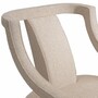 Casa Padrino Luxus Wohnzimmer & Hotel Sessel Beige / Schwarz 67 cm - Luxus M�bel