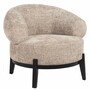 Casa Padrino Luxus Wohnzimmer & Hotel Sessel Beige / Schwarz 88 cm - Luxus M�bel