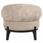 Casa Padrino Luxus Wohnzimmer & Hotel Sessel Beige / Schwarz 88 cm - Luxus M�bel