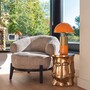 Casa Padrino Luxus Wohnzimmer & Hotel Sessel Beige / Schwarz 88 cm - Luxus M�bel
