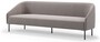 Casa Padrino Luxus Wohnzimmer & Hotel Sofa Grau / Schwarz 230 cm - Luxus M�bel